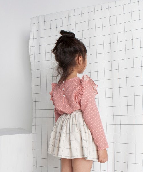 White grid skirt