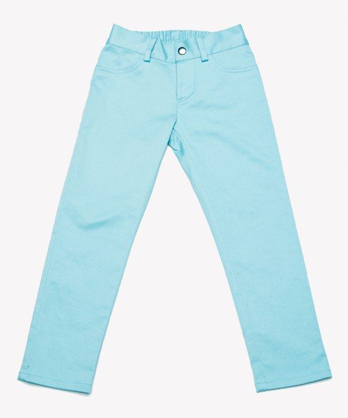 Ice blue skinny jeans