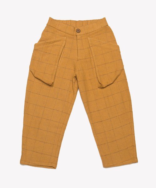 Mustard bubble trousers