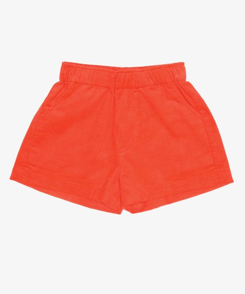 Orange short shorts