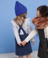 Blue denim pinafore