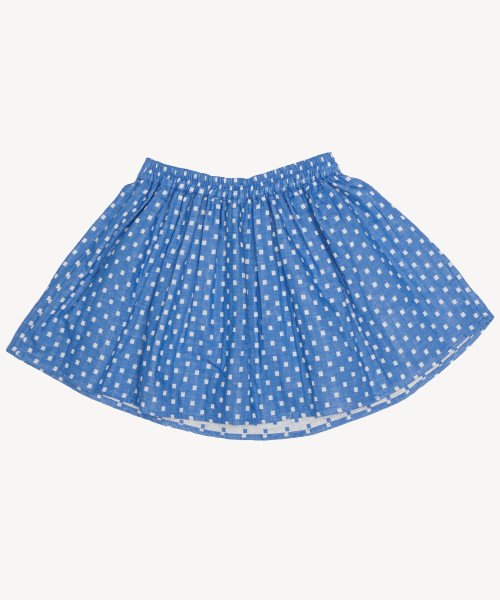 Blue squares skirt