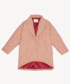 blush quilted overcoat
